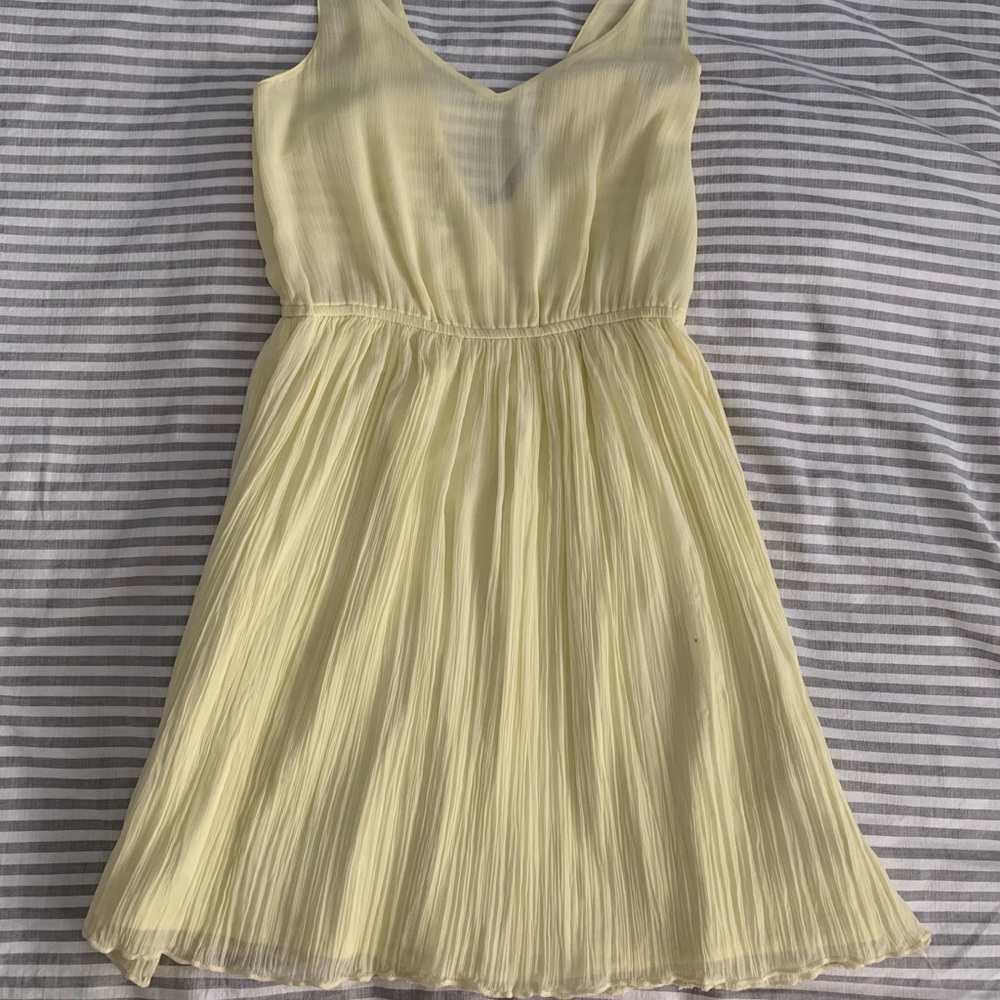 Zara Pale Yellow Dress